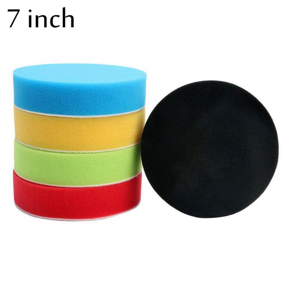 3/4/5/6/7" Practical Flat Cleaning Tool Car Polisher Pad Buffing Sponge Polish Kit Polishing Foam