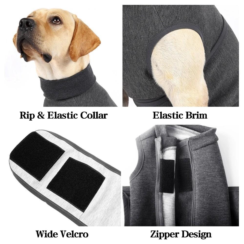 Stretchy Pullover Dog Anxiety Jacket Comfortable Adjustable Pet Calming Vest Practical Anti-scare Pet Soothing Clothes Travel
