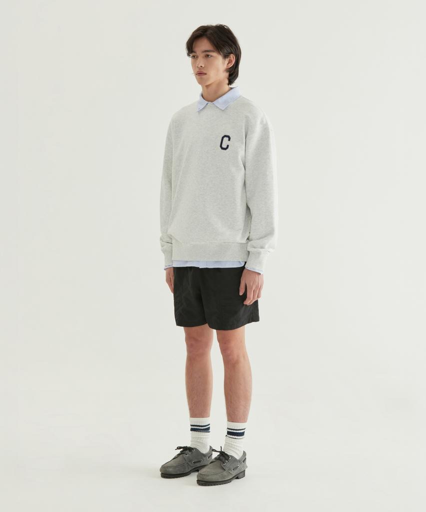 COVERNAT C Logo Sweatshirt Heather Gray
