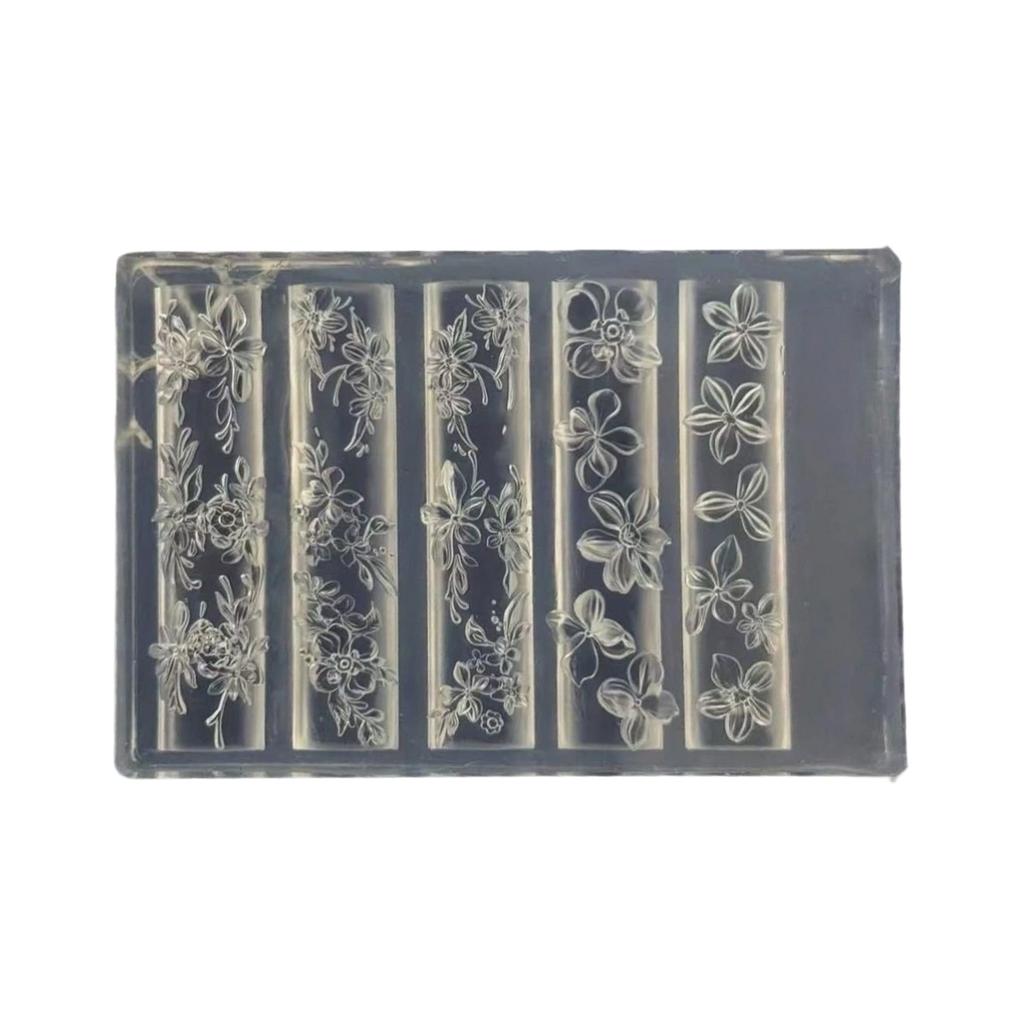 Silicone 3D Nail Embellishment Molds Delicate Shape Small Accessories Crafting Molds Present for Beauty Enthusiasts