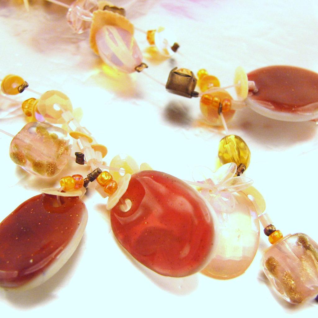 Les Trésors De Lily [C8156] - Designer Brooch 'Les Romantiques' Fuchsia