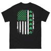 Американский флаг с трилистниками на День Святого Патрика Футболка