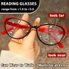 4 Colors Progressive Multifocal Reading Glasses Anti Blue Light Glasses That Can See Both Far And Near Spring Eyeglass Legs