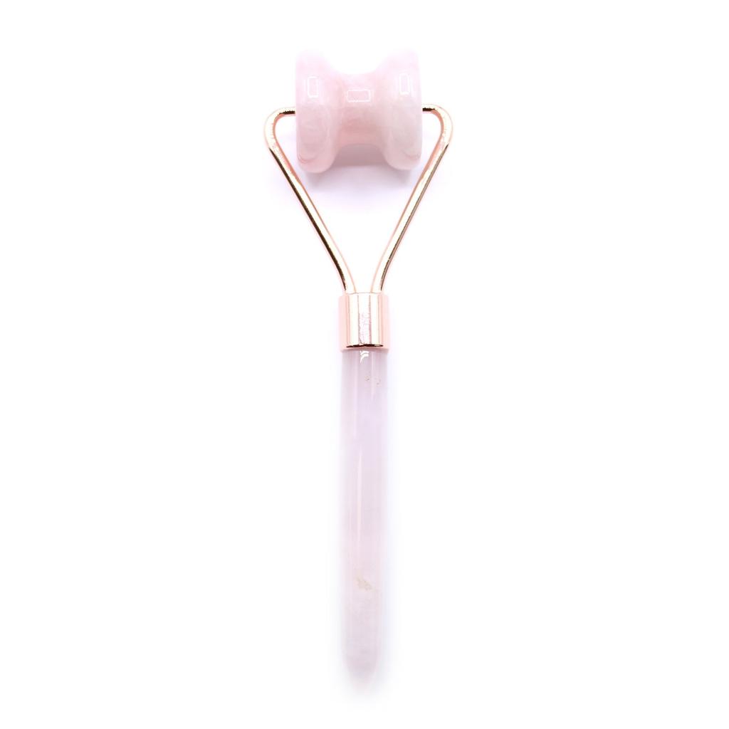 Rose Quartz Face Roller Jawline Massager