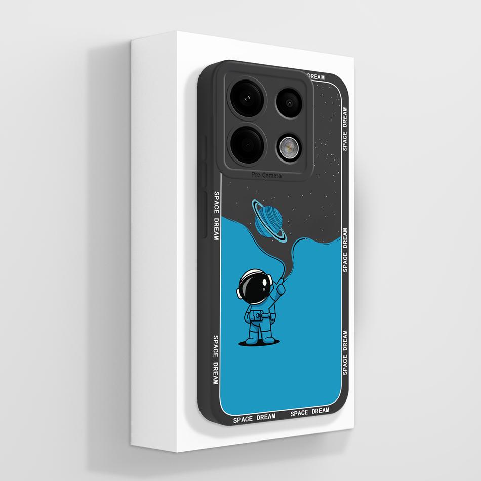Чехол для POCO X6 Pro Различные стили Конфетная крышка для телефона Для POCO X 6 Мягкий жидкий силикон Защита камеры Ударопрочные задние крышки