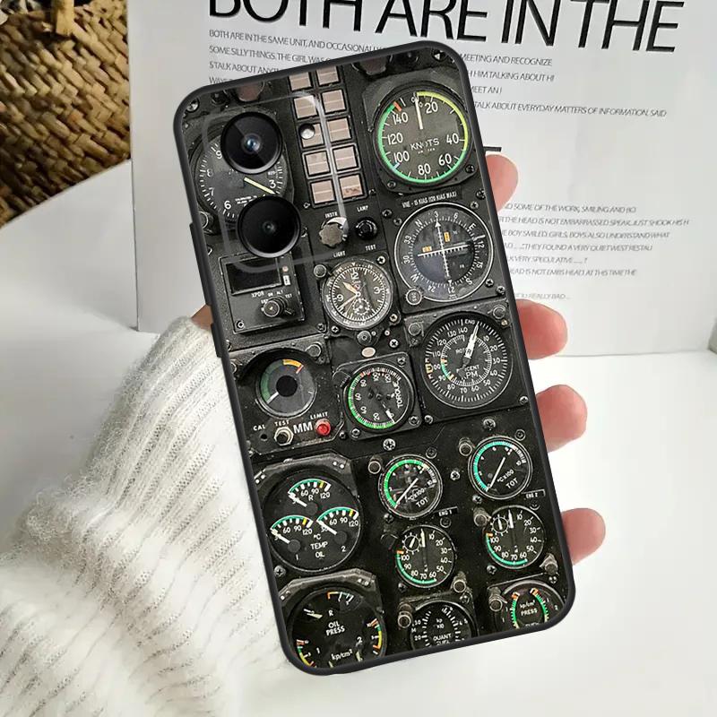Flight Instruments For Realme 15 Pro 10 11 12 13 14 Pro Plus C67 C65 C63 C61 C55 C53 C51 C35 C71 C75 GT7 Case