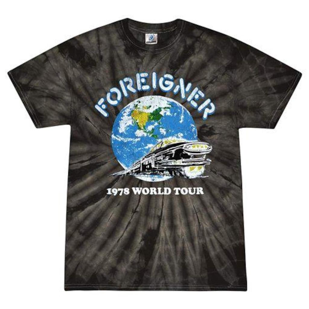 FOREIGNER '78 Vintage Tour Tie-Dye T-Shirt and kids tshirt - ADDCOLOR