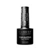 Claresa Glitter Silver No Wipe Gel Top Coat with Sparkling Glitter, 5g