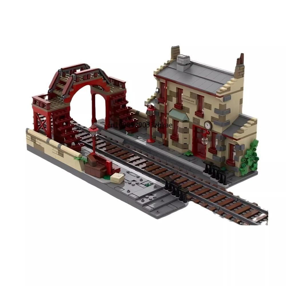 Классическая Сцена Академия Волшебников MOC Магические Фигурки из Фильмов Brickheadz Животные Наборы Замок Станция Городской Пейзаж Строительные Блоки Детская Игрушка Подарок