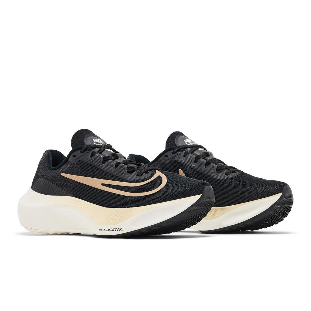 Nike Zoom Fly 5 'Black Metallic Gold Grain' (Unisex) Black / Sail / Metallic Gold Grain Running Shoes DM8968 002
