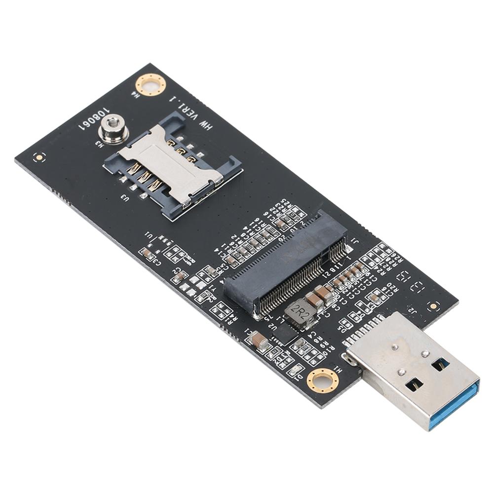(M.2) Адаптер KEY B - USB3.0 Плата модуля карты M.2 со слотом для SIM-карты