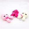 Cute Plush Bow Tie Siamese Rabbit Toy Small Pendant Soft Stuffed Beauty Bunny Toys Doll Valentine Gift 12CM