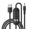 Регулируемая температура USB к DC35135 кабель питания с переключателями таймера для подушек с подогревом