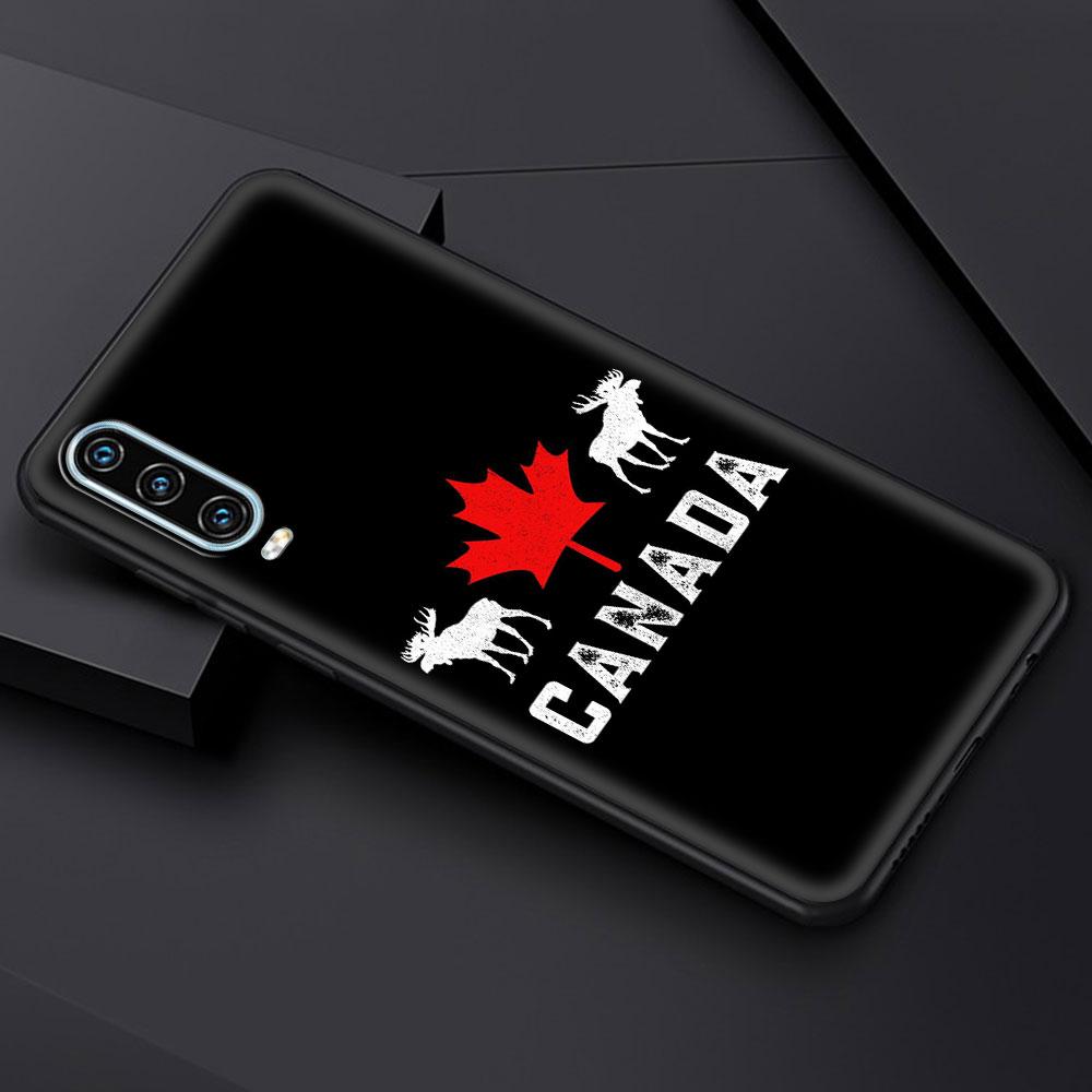 Чехол для телефона Maple Canada Flag love Football для Huawei P30 Lite P50 Pro P20 P40 Lite EP Smart Z 2021 Y6 Y7 Y9 2019 Y6p Y9s