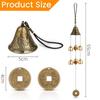 Фэн-шуй подвесные колокольчики удачи ветровые колокольчики для украшения садового окна