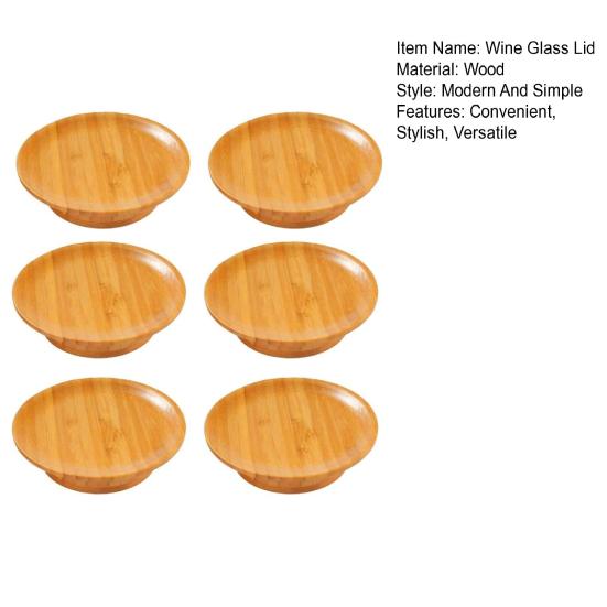 1/2/6 шт. бамбуковый бокал для вина, мясная доска, топпер, подставка для вина, крышка для бокала, держатель для закусок, украшение для бокала для вина для любителей вина