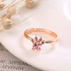 Groovy Ring Lady Cat Paw Shape Round Heart Adjustable Ring Jewelry