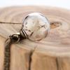 Women Gift For Her New Handmade Clear Crystal Ball Pendant Dandelion Wishing Necklace Dandelion