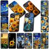 Чехол для телефона 'Подсолнухи' и 'Звездная ночь' Ван Гога для Xiaomi Redmi Note 12 11 10 Pro 10A 10C 12C 14C A4 Note12 5G Мягкий чехол