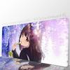 Коврик для мыши Nanase Kurumi из аниме, нескользящий, подходит для офисных компьютеров, ноутбуков, игровых столов для киберспорта, XXL, для клавиатуры