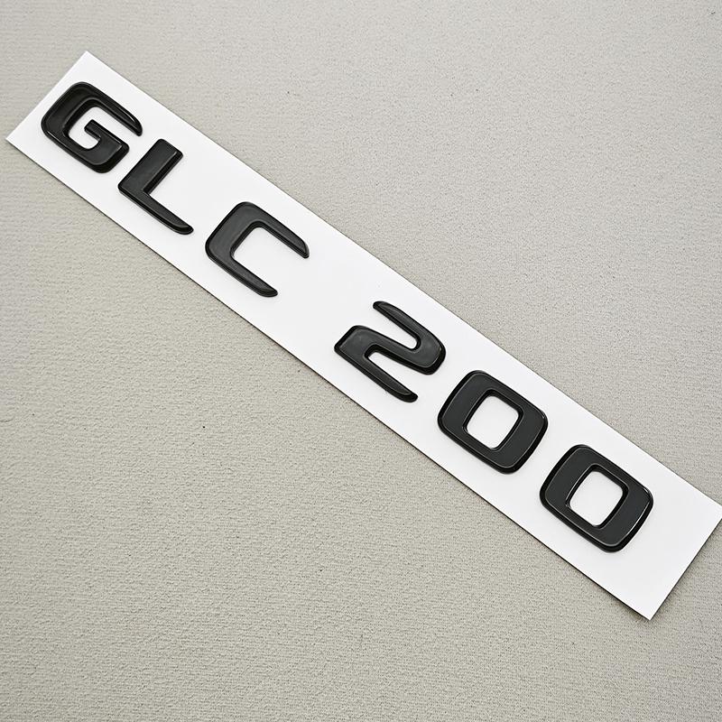 CXEHU1 3D ABS GLC200 GLC260 GLC300 Rear Trunk Letters Emblem Badge Logo Sticker For Mercedes Benz GLC Class Car Styling Accessories