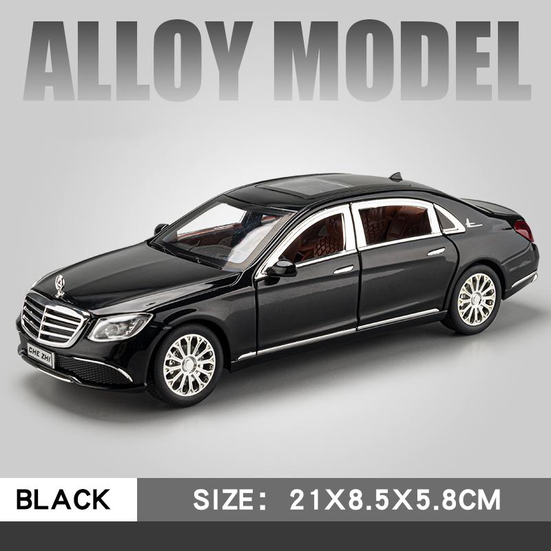 CXEHU1 1:24 Mercedes Benz E300l E-class Alloy Model Car Diecast Metal Collection Vehicle Toy Model Sound & Light Children Toy Car Gifts