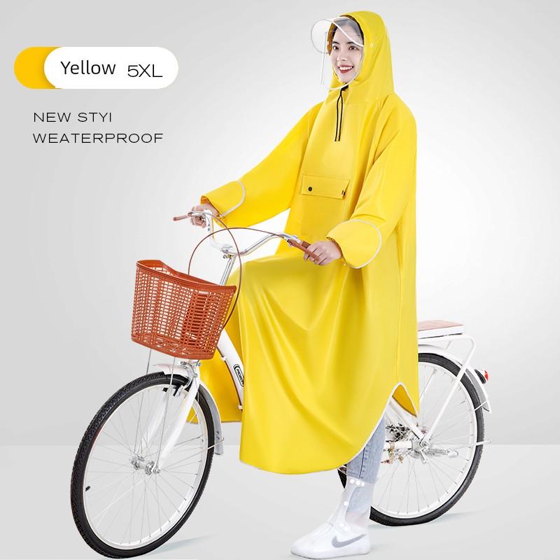 Bicycle Poncho for Work Commuter People's Car Separation Special 2025 New Mountain Bike Student Riding Raincoat Women