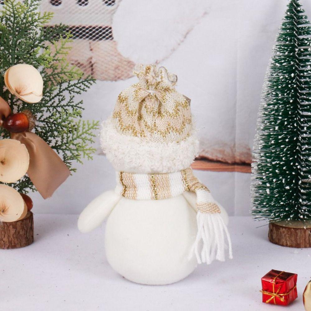 Christmas Atmosphere Old Snowman Dolls Christmas Decorative Christmas Dwarf Toys Hanging Pendant