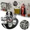 Horror Movie Vinyl Record Wall Clock Children's Room Clock Fashion Cool Wall Clock Hollow Spirit Pet Clock