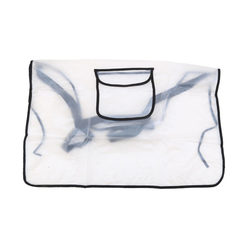 Водонепроницаемый рабочий фартук прозрачный черный белый маслостойкий кухонный фартук чистящие средства милый мультяшный мишка грязеотталкивающий фартук из ТПУ