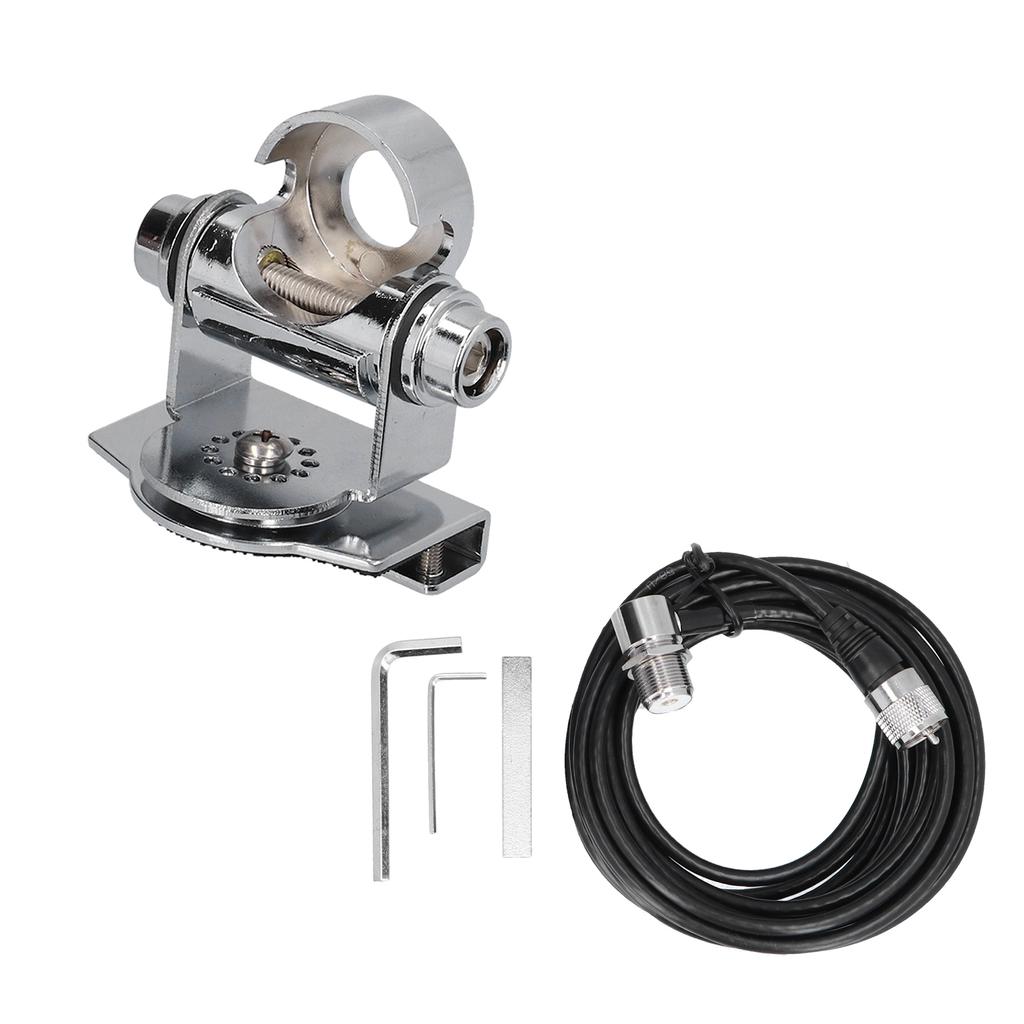 Мобильный антенный кронштейн Регулируемый кронштейн для крепления антенны с защитной накладкой Шестигранный ключ для автомобильного радио