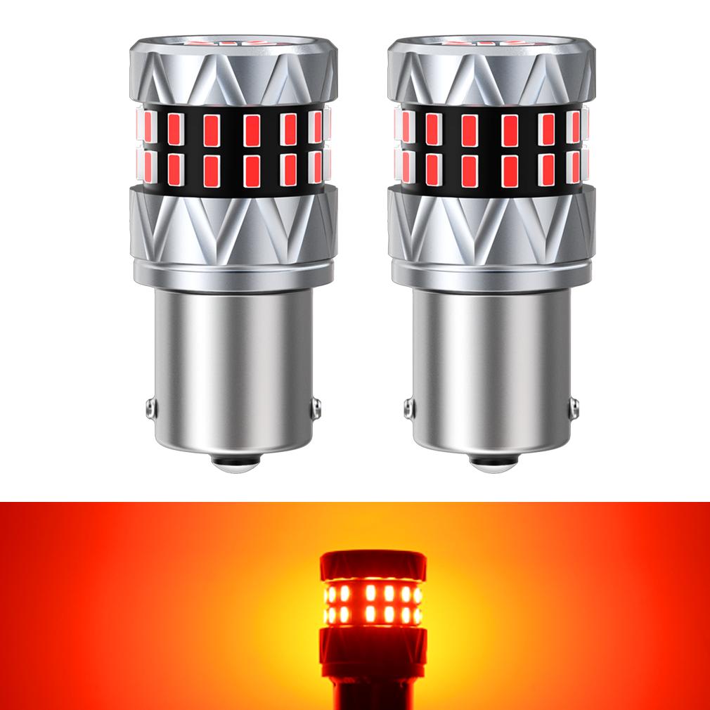 2 шт. P21W Led 1156 BA15S PY21W BAU15S BAY15D P21/5W 1157 Светодиодные лампы T20 7440 W21W WY21W 7443 W21/5W 42SMD Автомобильный указатель поворота Задний тормоз Авто лампа