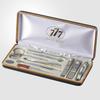 777 Three Seven Silver Nail Clippers 9 Pieces Beauty Set TS-636XC Made In Korea