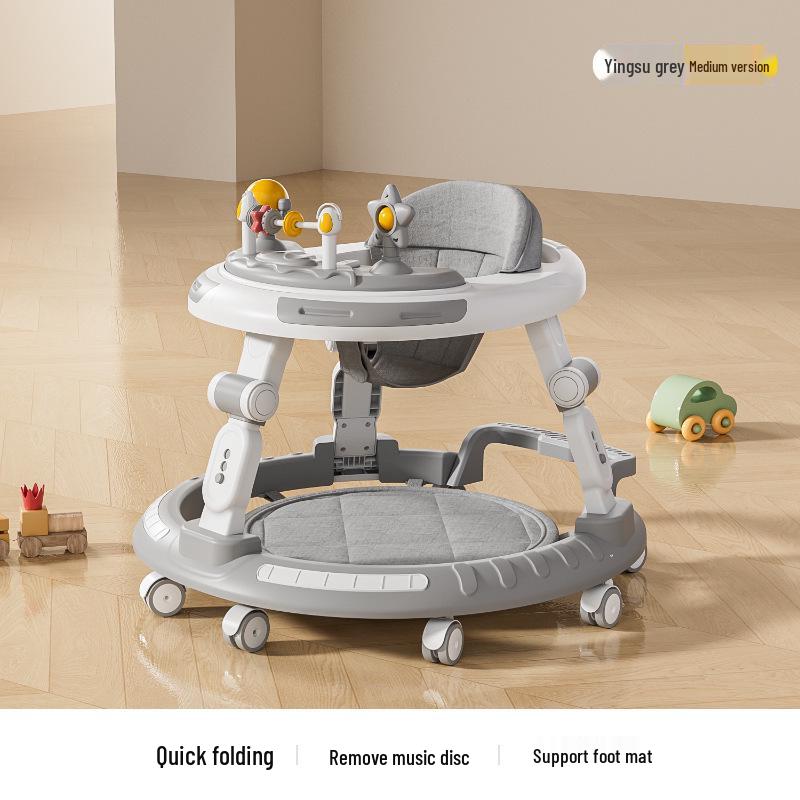 Регулируемая ходунок и стульчик для кормления для детей от 6 месяцев до 3 лет - Функции защиты от переворачивания и Х-образных ног