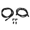 7FT PTFE Tansmission Cooler Line Hose with 6AN Fittings for 4L60 700R4 TH350TH400 Trans