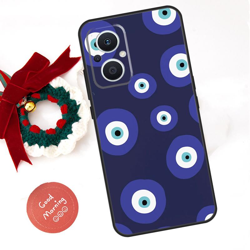 Чехол с мультяшным рисунком «Большие глаза» для OPPO Reno 8 Lite 10 11 12 13 14 Pro 11F 12F 13F 14F OPPO Find X8 X5 X6 X9 Pro Case