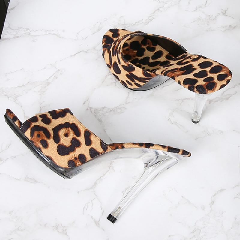 Women’s Sexy Heels Sandals 11cm High Fashion Heels Girls Shoe Slipper 2022 Summer Sandals