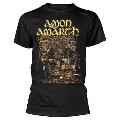 Подарок Amon Amarth для фанатов Классическая унисекс футболка с коротким рукавом S-5XL Унисекс футболка