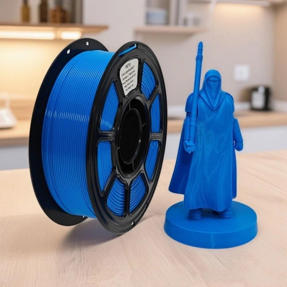Пластик для 3D-принтера 1,75 мм, катушка 1 кг, материал для 3D-печати, PETG-пластик, энтузиаст 3D-печати