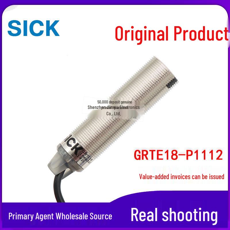 Оригинальный фотоэлектрический датчик GRTE18-P1112 1066542 с диффузным отражением, PNP-выход