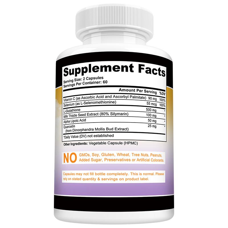 Bunkell Glutathione Complex Dietary supplement 120 Capsules