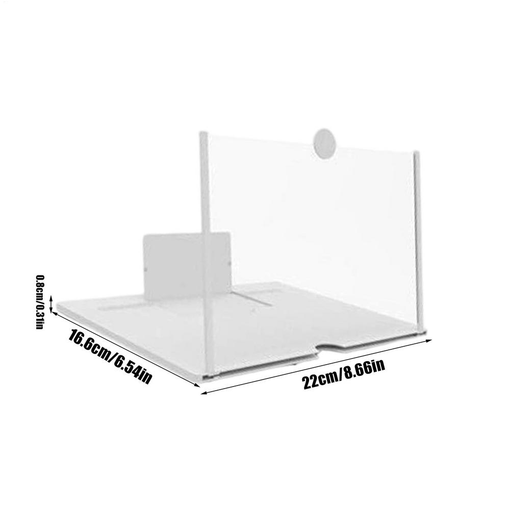 10-дюймовая складная лупа для мобильного экрана, подставка для телефона для рабочего стола, 3D лупа для экрана мобильного телефона, HD видеоусилитель