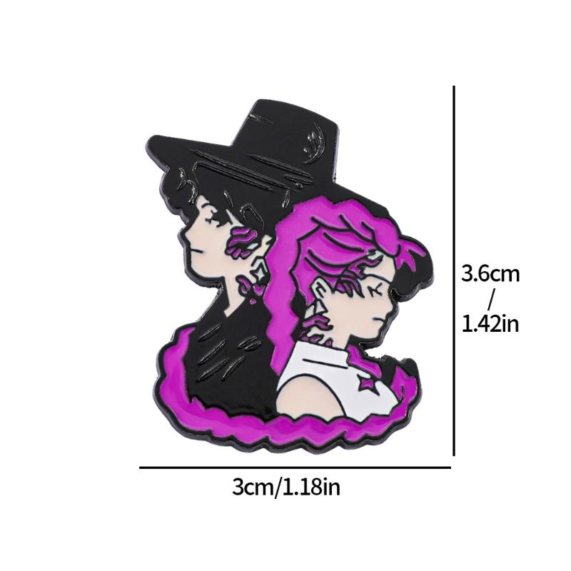 K-Pop Охотник на демонов Шарм Сплав Брошь Значки Фэнтези Команда Охотников Броши Креативный Аниме Мерч Ювелирные Аксессуары Подарки