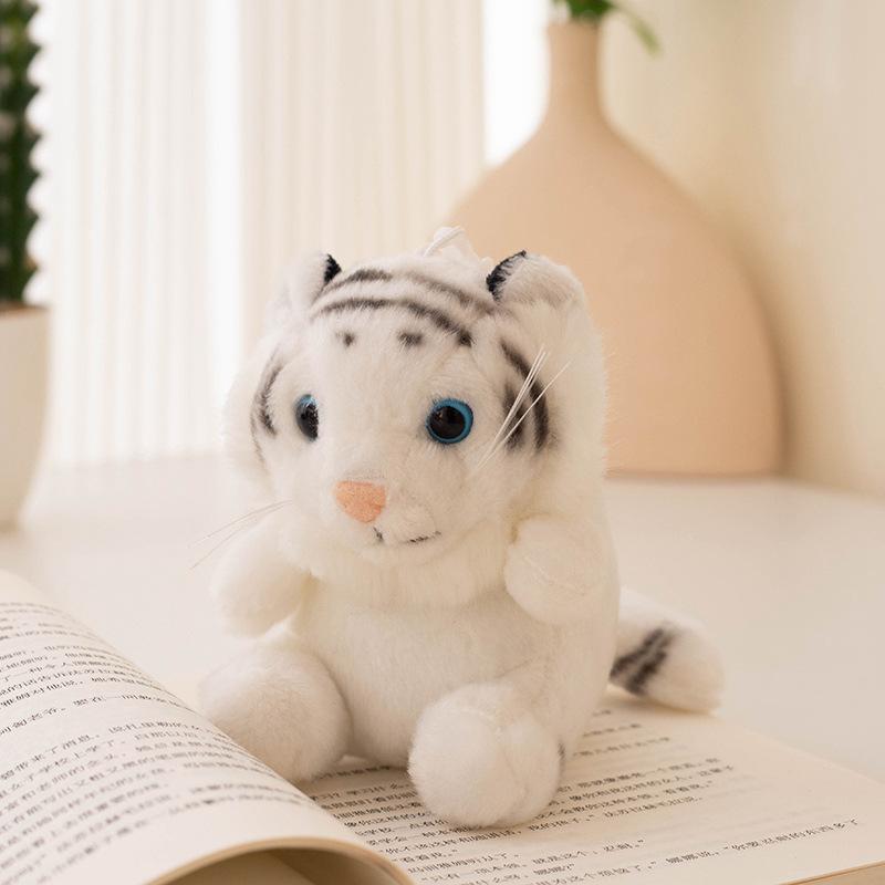 Мягкая игрушка в виде лесного животного, тигра, кольцо-защелка, креативный браслет, детские аксессуары на запястье, подарок в виде зоопарка