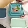 Multiple Colors Tray Plastic Food Bread Pan Nordic Storage Tray  Kitchen Supplies