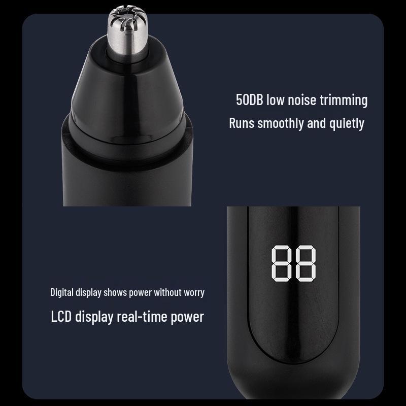 Унисекс Электрический триммер для волос в носу и ножницы для легкого ухода