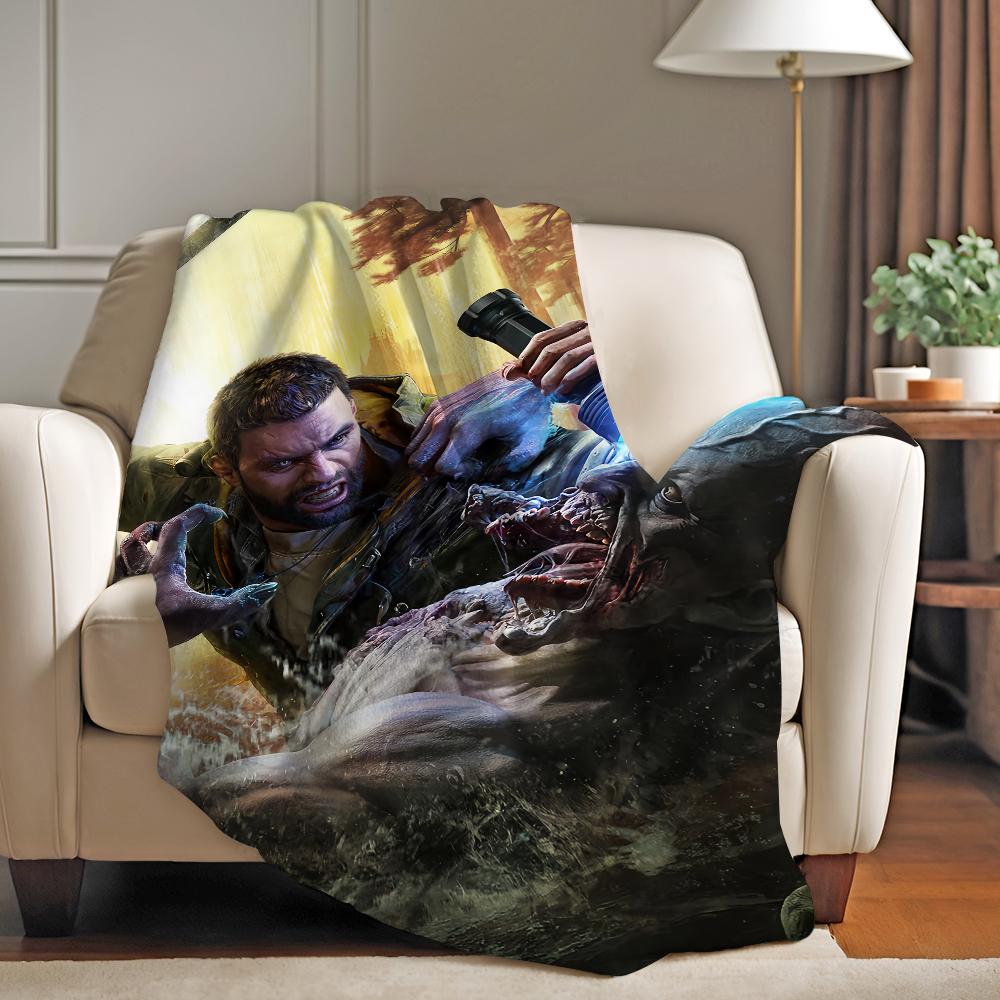 Game Dying Light The Beast Blanket Soft and Skin Friendly For Couch Bed Napping Bedspread All Seasons Comforter