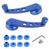 Universal Window Winder Glass Cranks Aluminum Alloy Riser Handle Car RefittingBlue