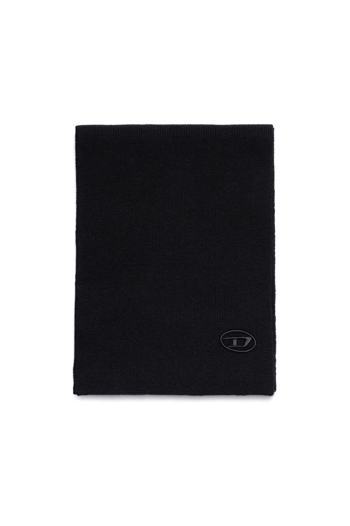 DIESEL Шарф Вязание полупатентным узором SCARF A051650DAOB UNI Черный 9XX (Дизель) Мужской K-CODER (Свободный размер)