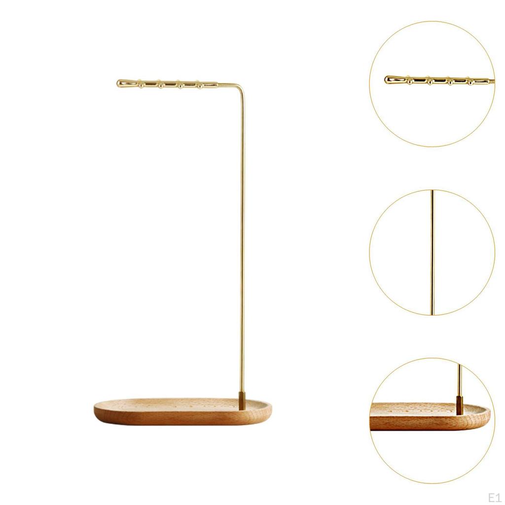 Calligraphy Brush Holder Brass Alloy Stand Table Portable Decor Luxury Multifunctional Hanging Rack